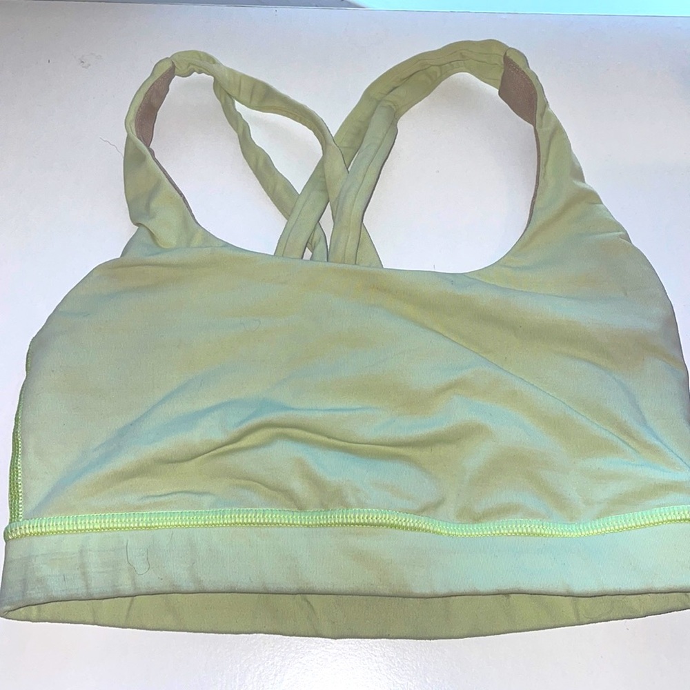Lululemon Neon Sports Bra